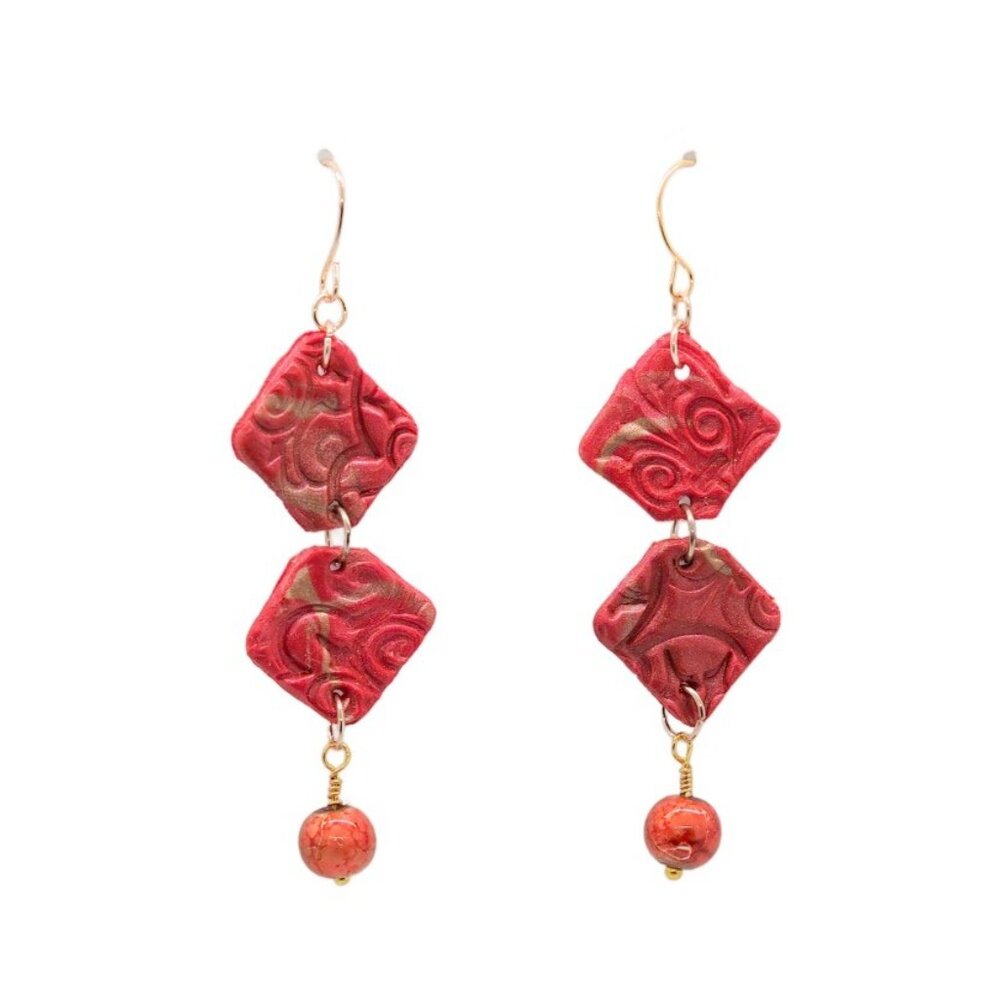 Abstract Earrings - Picture 1 of 6